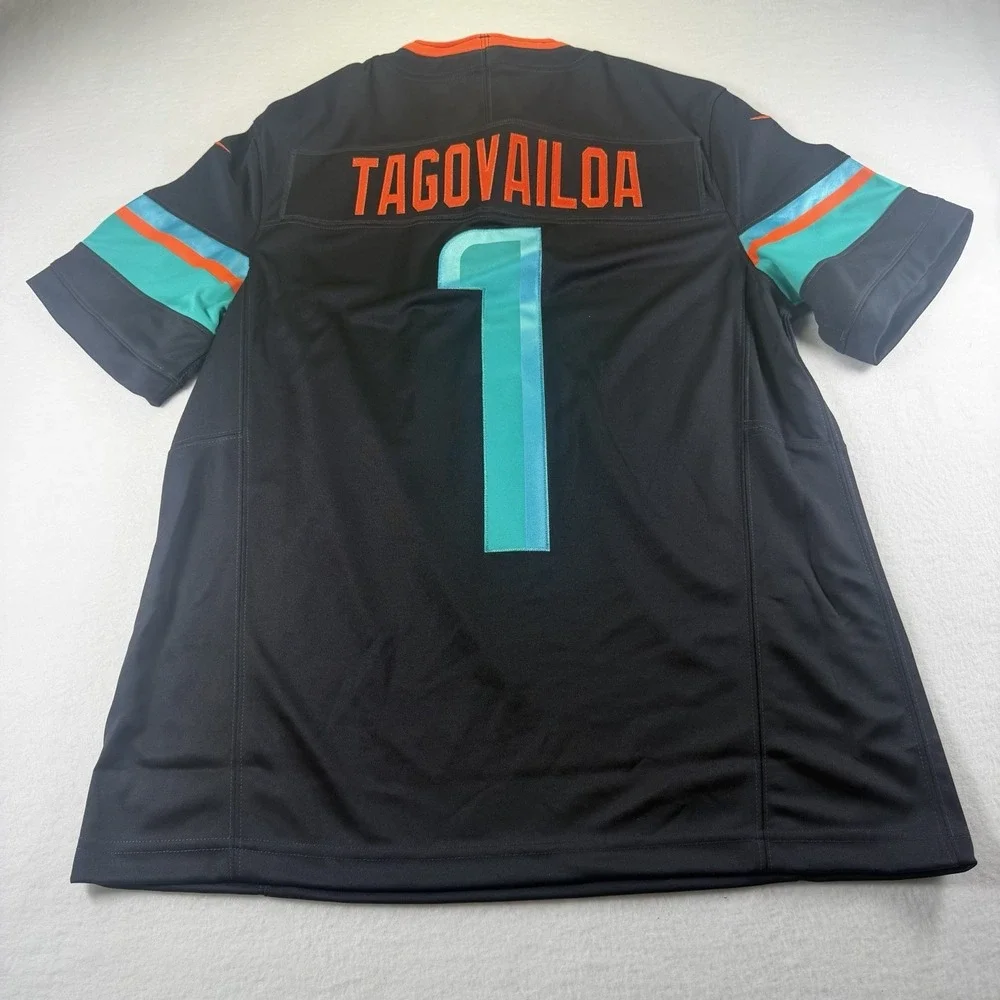 NWT Miami Dolphins Jaylen Waddle Nike Rivalries‎ Football Jersey  M $140